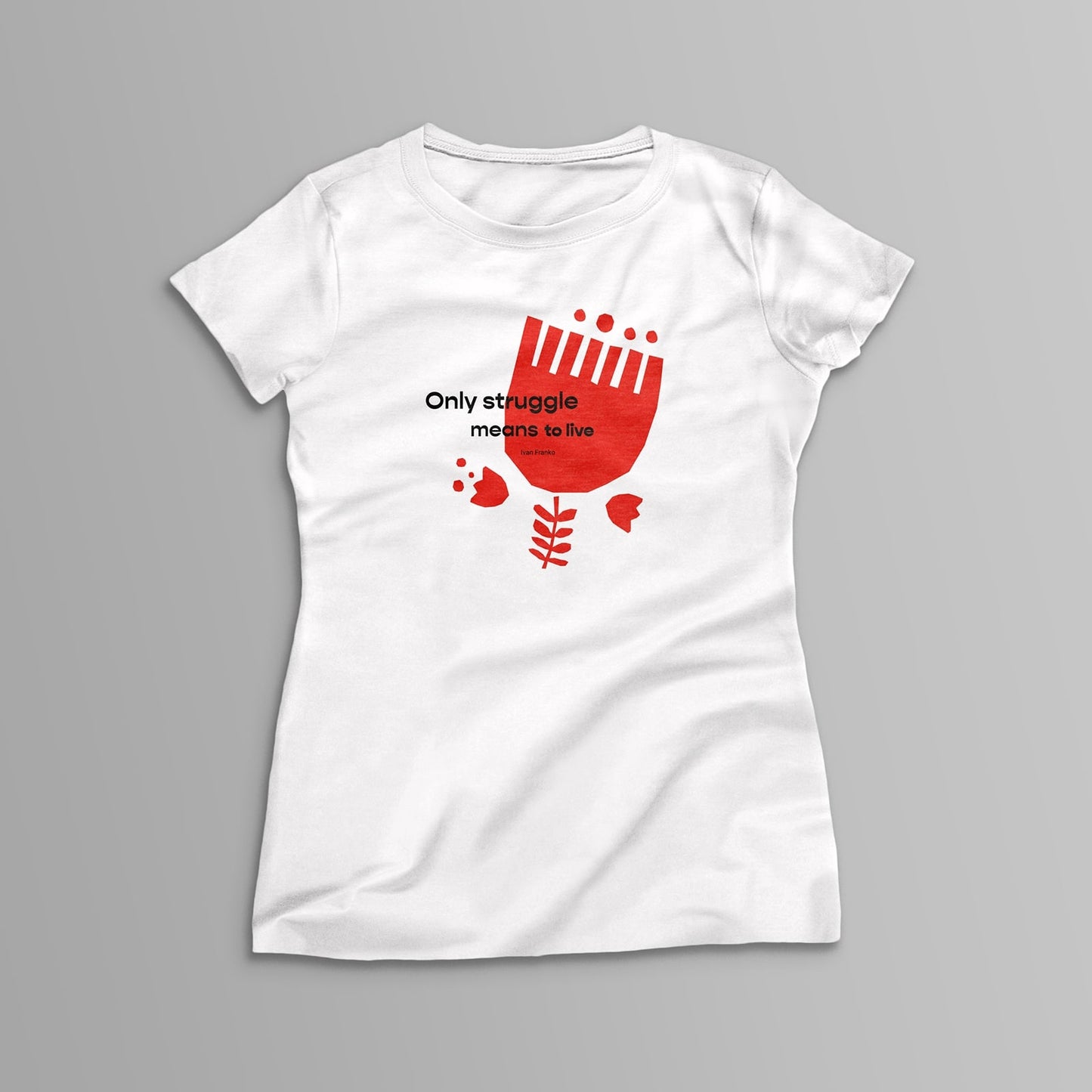 Freedom Fighters | Women’s Graphic Tee | Struggle | White